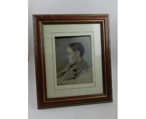 An early 20th Century Russian School portrait of Alexandre Macarovich (1899-1972), oil on board, bears indistinct signature a