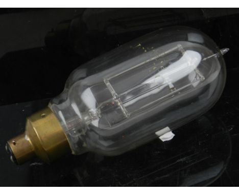 A vintage Osram light-bulb, with bayonet type fitting, H. 20cm