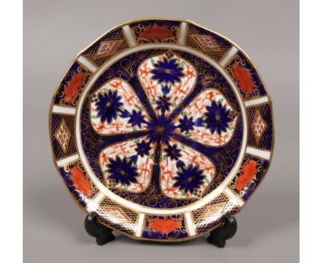 A Royal Crown Derby Imari dish.Condition report intended as a guide only.Some enamel wear.