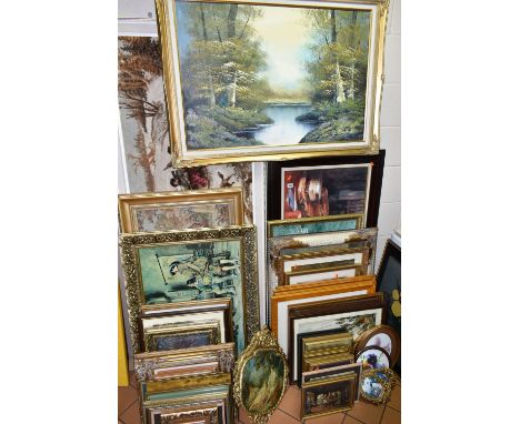 A QUANTITY OF DECORATIVE PICTURES AND PRINTS TO INCLUDE PRINT REPRODUCTIONS OF PAINTINGS, artists include Joanne Pemberton-Lo