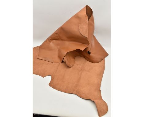 A LEATHER BENCH SKIN, (condition report: unused condition)