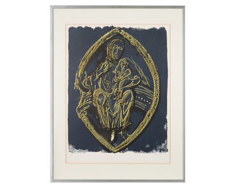 John Piper C.H. (British 1903-92), 'Mother and Child', 1977, limited edition lithograph, numbered in pencil 7 from an edition