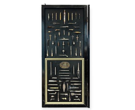 A unique collection of over seventy mid-19thC to early-20thC novelty shaped and other decorative propelling pencils and exten