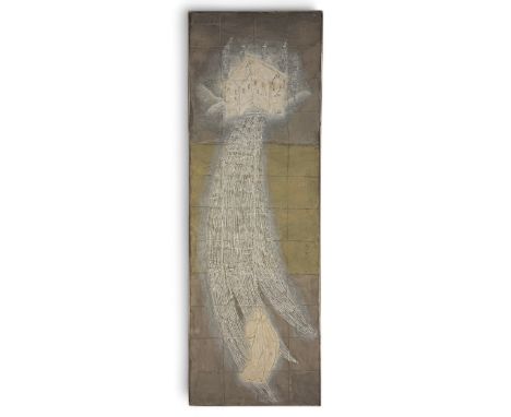 Marcello Salvadori (Italian/British 1928-2002), ‘Untitled’, 1955, mixed media, sgraffito and impasto on board, possibly a re-