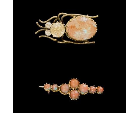 A scarce Czech Saphiret, paste and gilt metal beetle brooch or pin, c1900-1910, the abdomen prong set with a faceted ovoid Sa