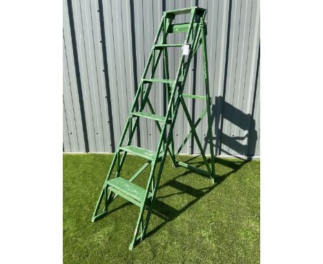 Hatherley Lattice Step Ladders - THIS LOT IS TO BE COLLECTED BY APPOINTMENT FROM DUGGLEBY STORAGE, GREAT HILL, EASTFIELD, SCA