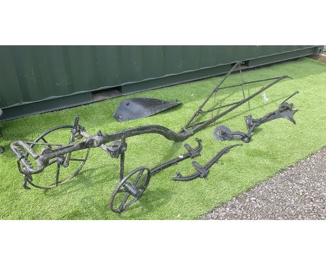 Horse drawn, manual plough with attachments  - THIS LOT IS TO BE COLLECTED BY APPOINTMENT FROM DUGGLEBY STORAGE, GREAT HILL, 