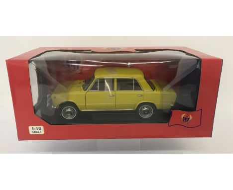 A brand new in box limited edition 1:18 scales Fiat 124 by IST Models. Exclusively produced for WWW.ModelCarWorld.com Ltd, nu