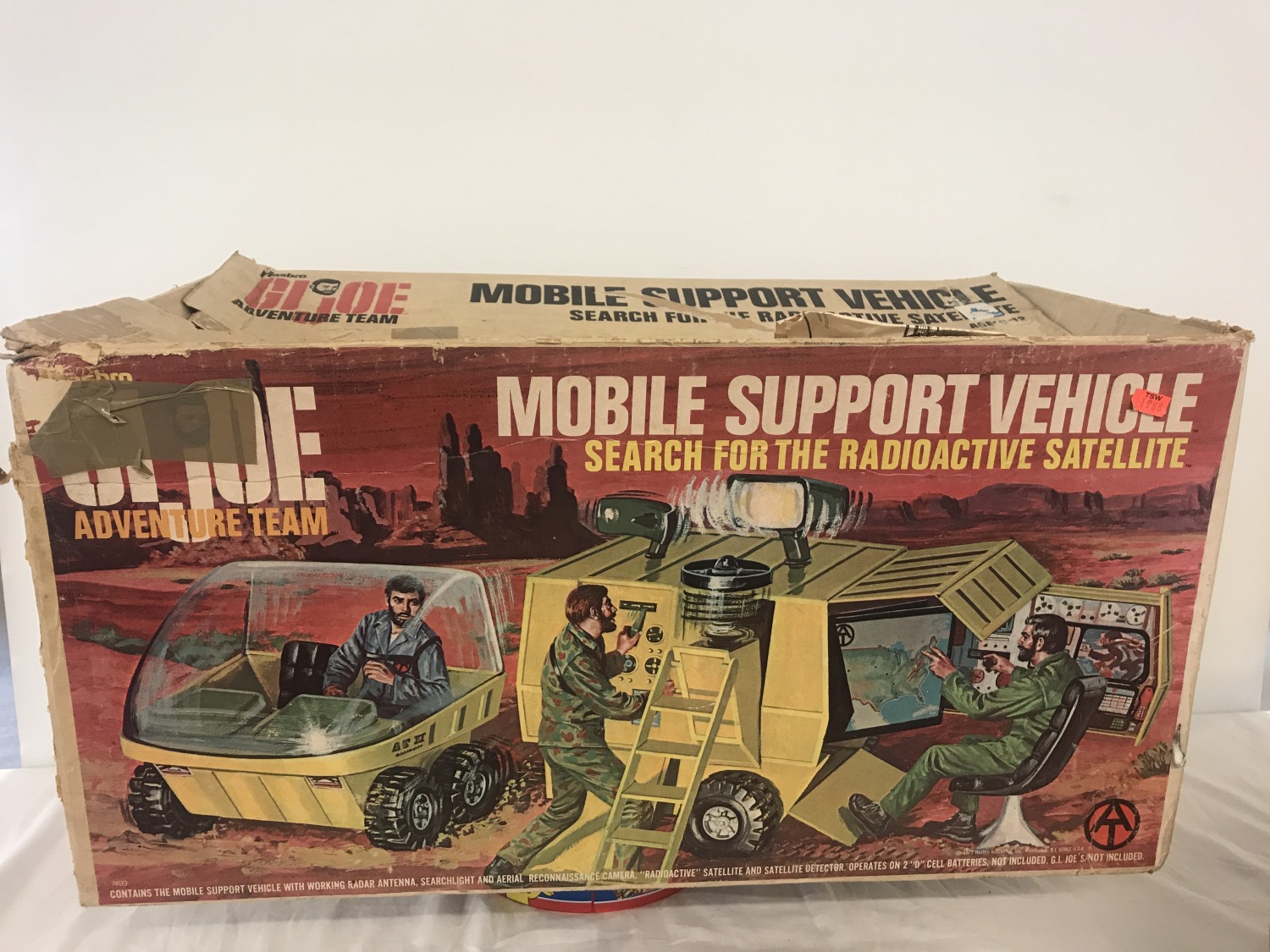 A boxed Hasbro Toys, 1972 GI Joe Adventure Team Mobile Support Vehicle