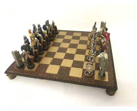 Games Box with Checkers / Draughts Circa 1830: Opens to a Chess Board