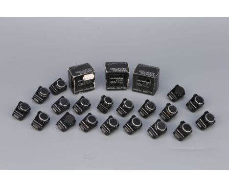 A Job Lot of Olympus Manual Adapters,for OM-10, three boxed (19)