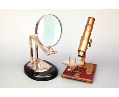 Two Replica / Homemade Scientific Instruments,including a 'Leitz' microscope (2)