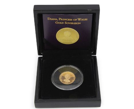 Diana, Princess of Wales: Full Sovereign, 2007obverse; portrait of Queen Elizabeth II facing right, dated 2007 below, reverse
