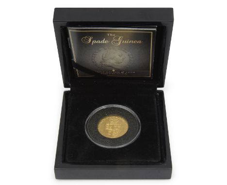 London. George III. The Spade Guinea, 1792obverse; portrait of King George III by Lewis Pingo - only ever used on the 'Spade'