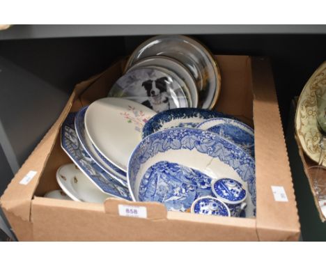 Eight assorted display plates including Wedgwood Country Days series, Royal Doulton Village Life series, Coalport John Consta