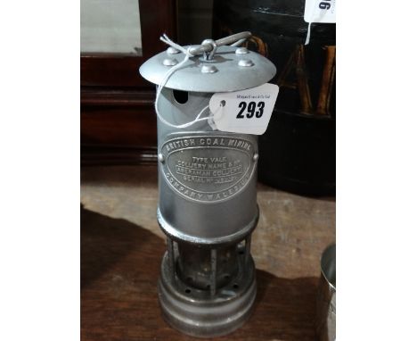 An Aluminium Miners Lamp