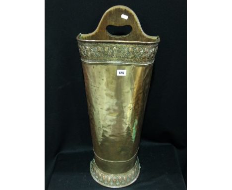A Patterned Brass Stick Stand