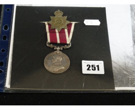 A First World War Meritorious Service Medal For Quartermaster Sergeant J A Bullen (ASC)