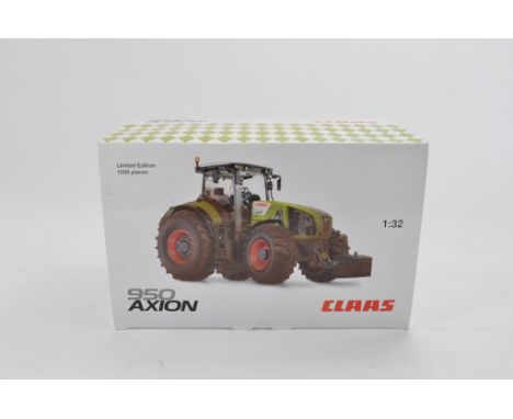 Wiking 1:32 scale Claas Axion 950 Tractor (Special Weathered Edition). NM-M in E Box.