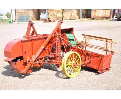 A superb and unique working 3 inch scale model of a 1930's McCormick Deering Combine. Built by a Mr N H Melton of Horncastle,