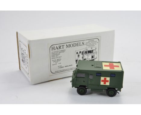 HartSmith Models 1:48 scale Hand Built Model of a 1 Tonne Ambulance. NM. 