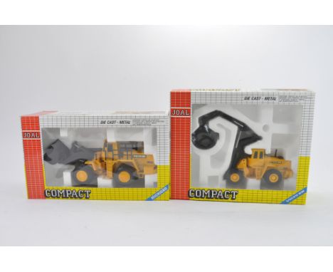 Joal 1:50 scale Construction Diecast including Michigan Loader and Volvo BM Material Handler. Generally NM in G Boxes. (2)