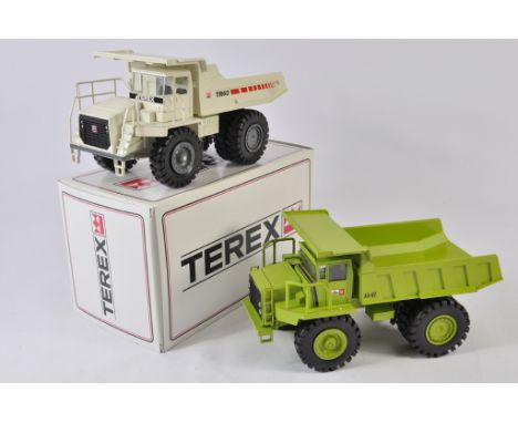 NZG 1:40 scale TEREX TR60 Rigid Dump Truck plus TEREX 33-07 Dump Truck (no outer box). NM-M in E Box.