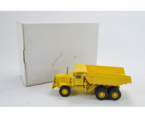 Extremely rare 1:50 scale ATM Resin and White Metal Hand Built model of a Mack LRVSN 400 HD Dump Truck. Very Fragile. NM. 