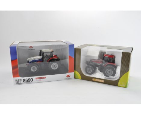 Universal Hobbies 1:32 scale Massey Ferguson 8690 (Special Russian Flag Edition) plus McCormick MTX (Special Edition) Tractor