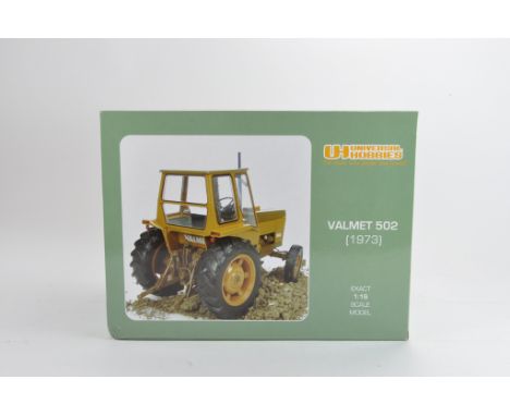 Universal Hobbies 1:16 scale Valmet 502 Tractor. NM-M in E Box.