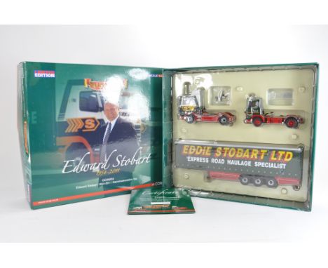 Corgi No. CC99203 Eddie Stobart Commemorative Set - 1954-2011. NM-M in VG-E Box.