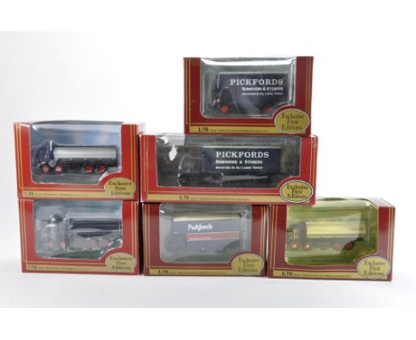Group of EFE Diecast Commercial issues to include Pickfords. 1:76 scale. NM-M in E Boxes. (6)