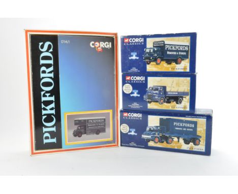 Corgi Commercial Diecast featuring Pickfords. Four Sets. Generally NM-M in G -VG Boxes. (3)