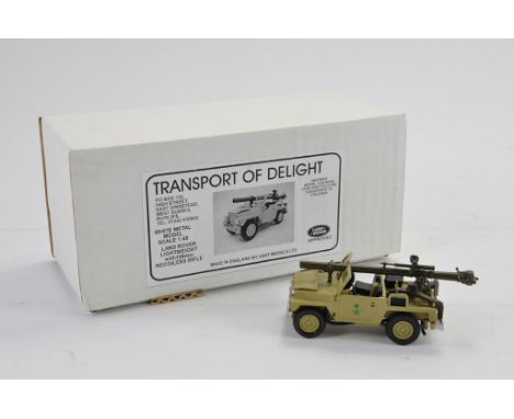 HartSmith Models 1:48 scale Hand Built Model of a Land Rover Transport of Delight. NM. 