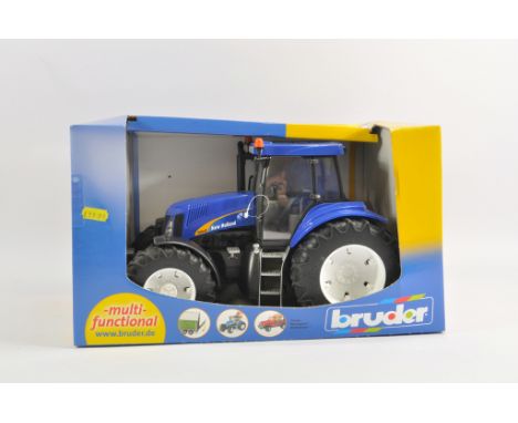 Bruder 1/16 Scale Plastic New Holland T8040 Tractor. Mint with Excellent Box.