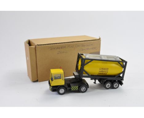 Zon Models 1:48 scale Hand Built Model of a Tersberg Container Shunter with Tank Container Trailer. NM. 