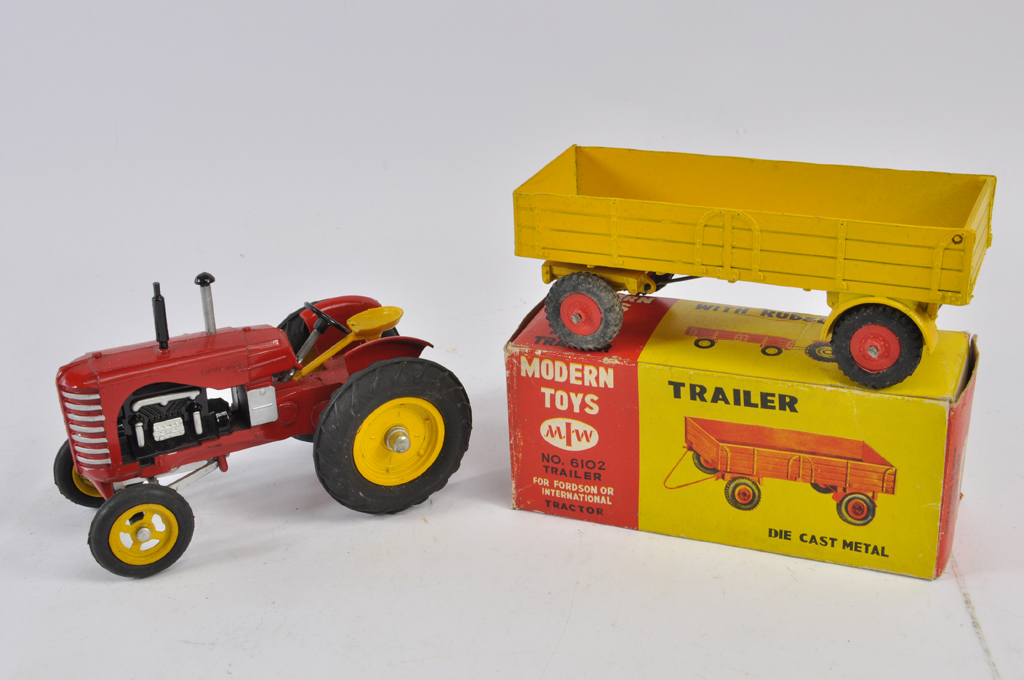 Lincoln Massey Harris Tractor rare Modern Toys Large Scale Copy of the ...