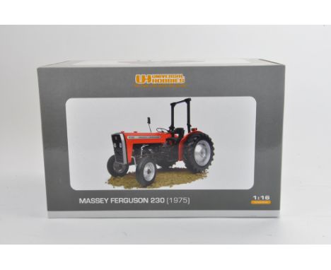 Universal Hobbies 1:16 scale Massey Ferguson 230 Tractor. NM-M in E Box.