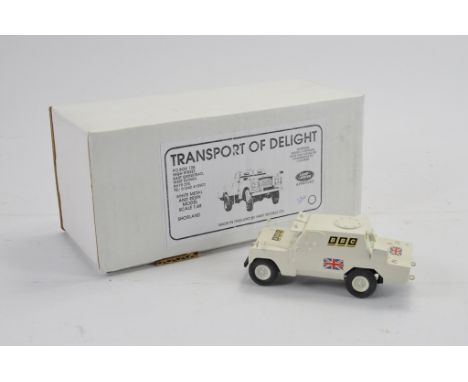 HartSmith Models 1:48 scale Hand Built Model of a Land Rover Transport of Delight (BBC). NM. 