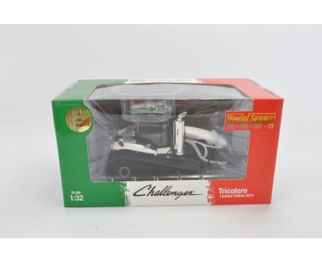 USK 1:32 scale Challenger Tricolore (Italian) Special Edition Tractor. NM-M in E Box.