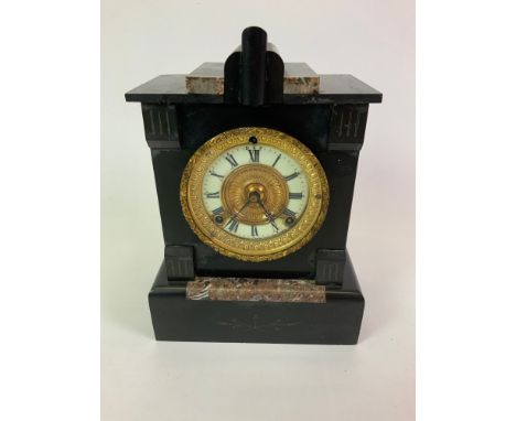 Victorian Slate Mantel Clock 