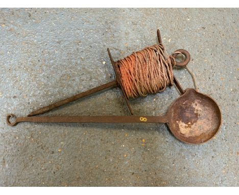 Iron Garden Line Measure and Ladle 
