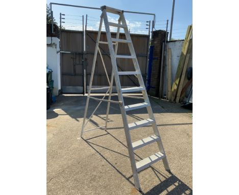 9 Rung Folding Aluminium Step Ladder 