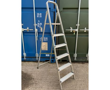 Folding Six Tread Aluminium Ladder 