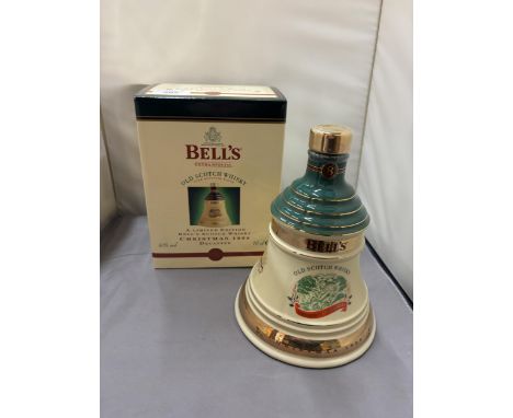 A BOXED AND SEALED BELL'S EXTRA SPECIAL OLD SCOTCH WHISKY BEING A LIMITED EDITION FOR CHRISTMAS 1998 IN A PORCELAIN DECANTER