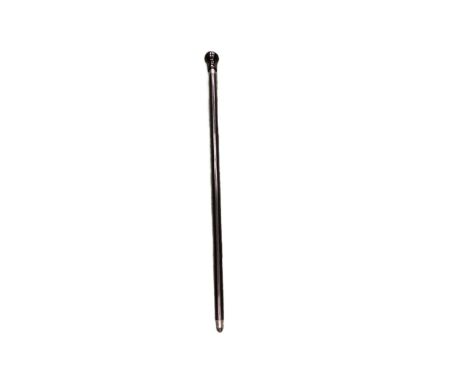 A TWO PIECE WALKING STICK WITH SPITFIRE LOGO ON THE HANDLE