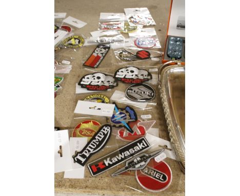 AN ASSORTMENT OF PATCH BADGES