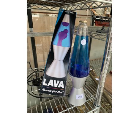 AN ELECTRIC LAVA LAMP WITH BOX