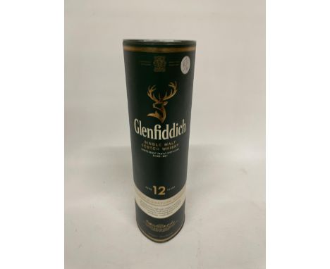 A 70 CL BOTTLE OF GLENFIDDICH SINGLE MALT SCOTCH WHISKY (BOXED)