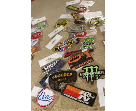 AN ASSORTMENT OF PATCH BADGES